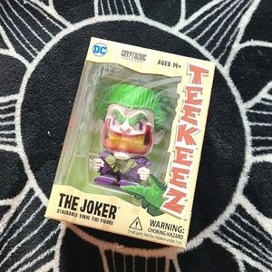 DC The Joker Teekeez stackable vinyl tiki figure.
